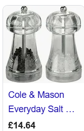 KnockJohn2's tweet photo. @DavidDPaxton Salt and Pepper Grinders have shot up £2,618.16 https://t.co/VQXuL5gJFj