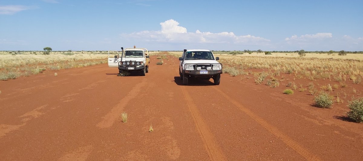 GeorginaEnergy's tweet photo. #GEX Hussar EP513 pre-drill works underway.

🔹Contractors on site, access + airstrip works progressing
🔹Drill pad, camp site, water well(s) being prepared
🔹300 km² closure, one of largest subsalt He/H2/gas plays onshore Australia

Preparing for Q3 2026 drill programme. https://t.co/DPxC3oelQ3