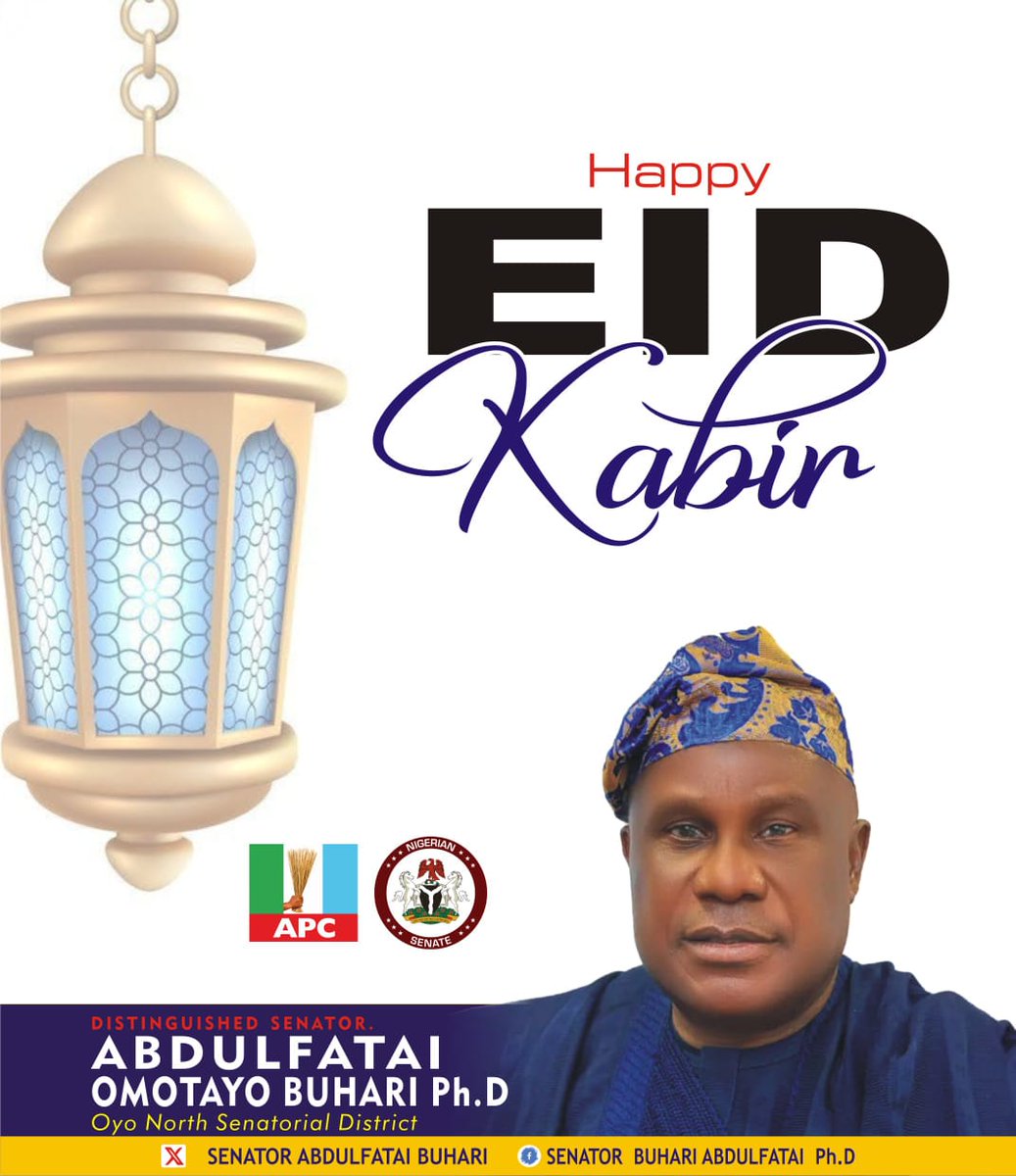 Senator AbdulFatai Buhari (@BuhariOyoNorth) / Posts / X