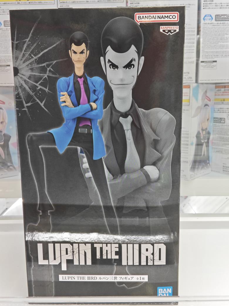 プライズ情報】 LUPIN THE IIIRD ルパン三世 フィギュア 入荷しました