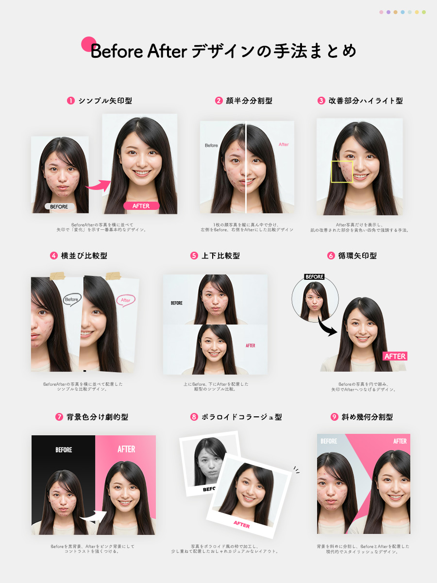 designkenkyujo's tweet photo. Before After デザインの手法まとめ https://t.co/YXlm2GJ9yu