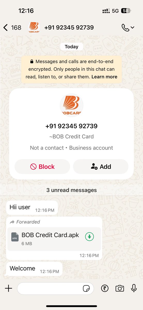 JayGuptaBJP's tweet photo. Hey @bankofbaroda team 
This guy call me saying health Insurance has been activated on your credit card number n pls deactivate it instantly 
Team @Uppolice 
@cyberpolice_up 
@RBI @lkopolice https://t.co/UJWjN9TWLF