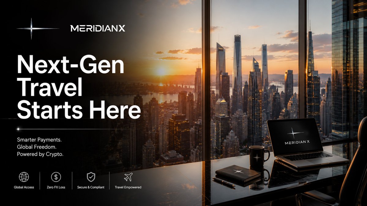 MeridianX_'s tweet photo. 🌍 Travel just got a major upgrade.

As the ultimate Web3 travel platform, MeridianX is here to redefine how you explore the world. ✈️🧳

We’re stripping away the friction, breaking down barriers, and making global travel smoother, smarter, and more accessible than ever before. 🙌✨

Where will MeridianX take you next? 🚀

#MeridianX #Web3Travel #TravelMadeEasy