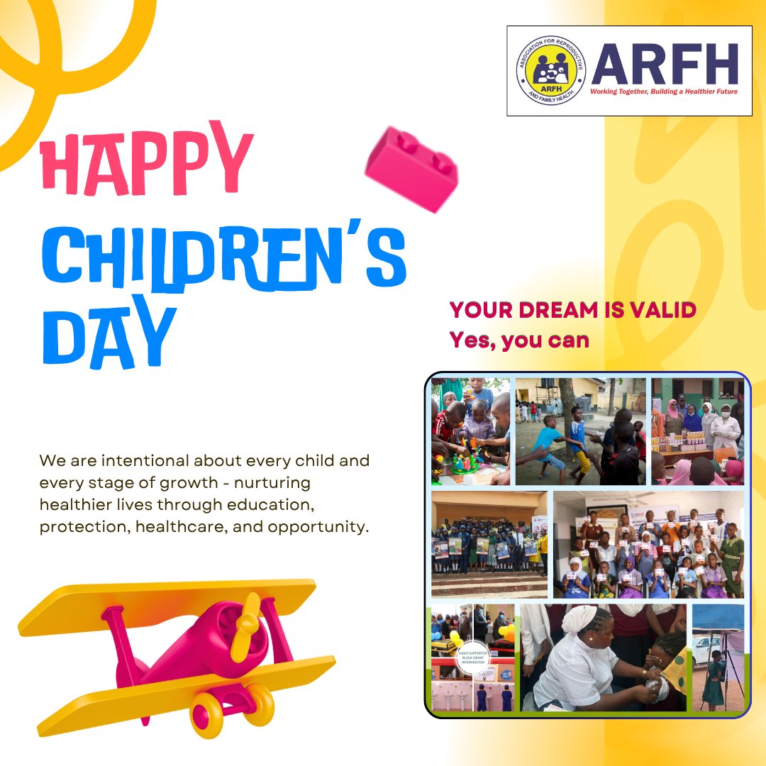 ARFHng's tweet photo. Every child deserves to grow and thrive in a safe, healthy environment.

This Children’s Day, @ARFHng celebrates children’s resilience and reaffirms its commitment to improving child health in Nigeria through key community and health interventions.

Happy Children’s Day! https://t.co/mBPV0aiS2D
