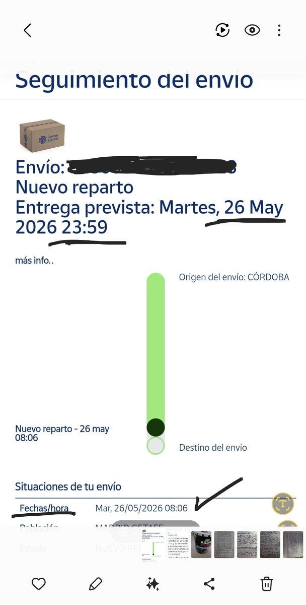 Maria_bella75's tweet photo. @Cex_responde Buenos días, sigo esperando su respuesta, el paquete no lo han entregado, y sigue en el mismo estado q ayer.  Ya q por telf no atiende pueden por favor ayudarme. Gracias https://t.co/BEs3qZTXMT