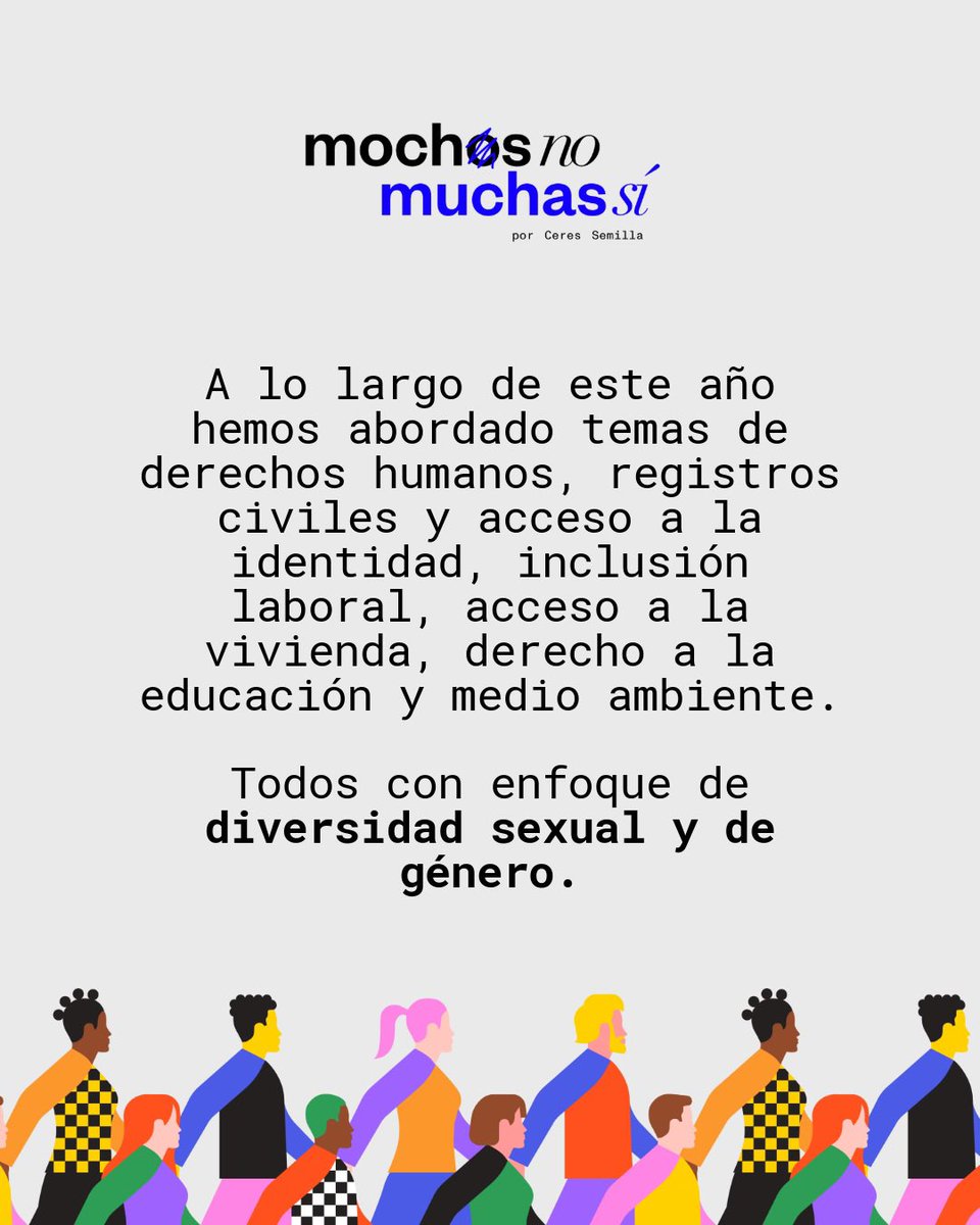 Ceres_Semilla's tweet photo. Hace un año abrimos la conversación y sembramos algo juntas. 🌱

Hoy celebramos el 1er aniversario de Mochxs No, Muchas Sí. 1 año de cuestionar, construir, compartir, experiencias y luchas que nos recuerdan que los cambios ocurren cuando nos encontramos y escuchamos juntxs. ✊🏽🫂 https://t.co/RZLrZzDQd3