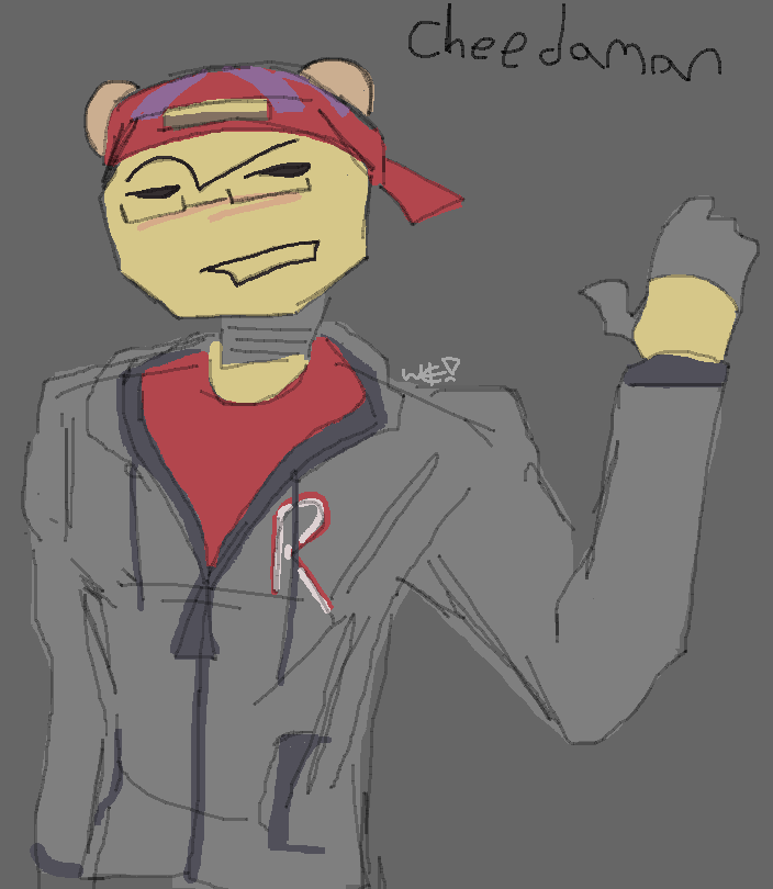 YummyJoby's tweet photo. dont think I forget about you guys on #robloxdevtwt...
anyways heres a quick #cheedaman doodle b4 i go to bed

{#bearalpha #robloxbearalpha } https://t.co/GB5kGXKkOi