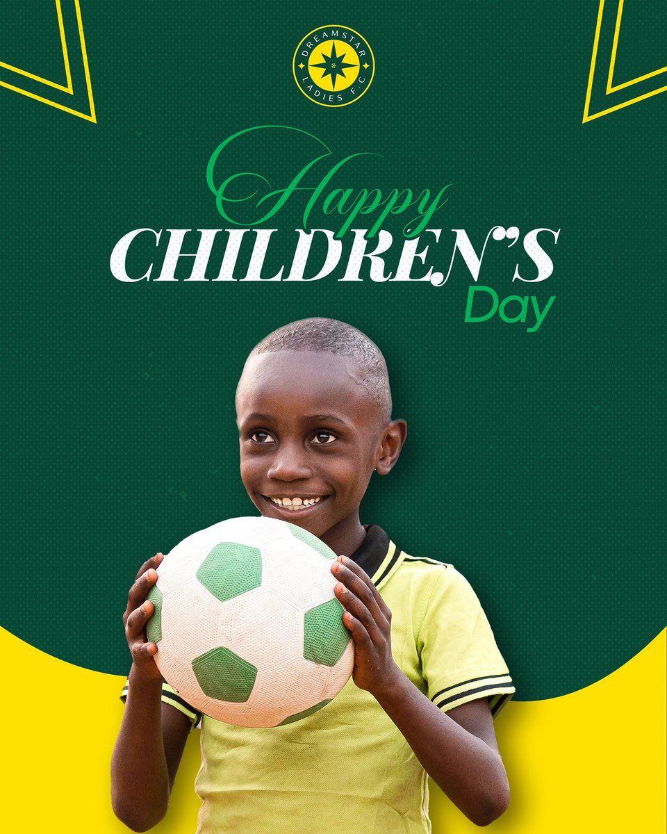 DreamstarFC's tweet photo. Celebrating the joy of Childhood

Happy Children’s Day!💛💚 https://t.co/3TRQvLHb8B