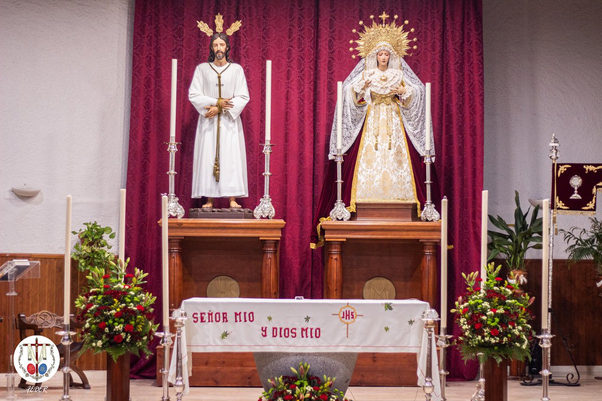 HdadlosDolores's tweet photo. CULTOS | Solemne Triduo Eucarístico

En la noche de ayer se procedió a colocar el exorno floral del presbiterio de la Parroquia para la celebración del Triduo en honor al Santísimo Sacramento que dará comienzo en la tarde hoy. 

📸 NH Fernando del Río 

#DoloresdeTorreblanca https://t.co/3pFSF1FHLO