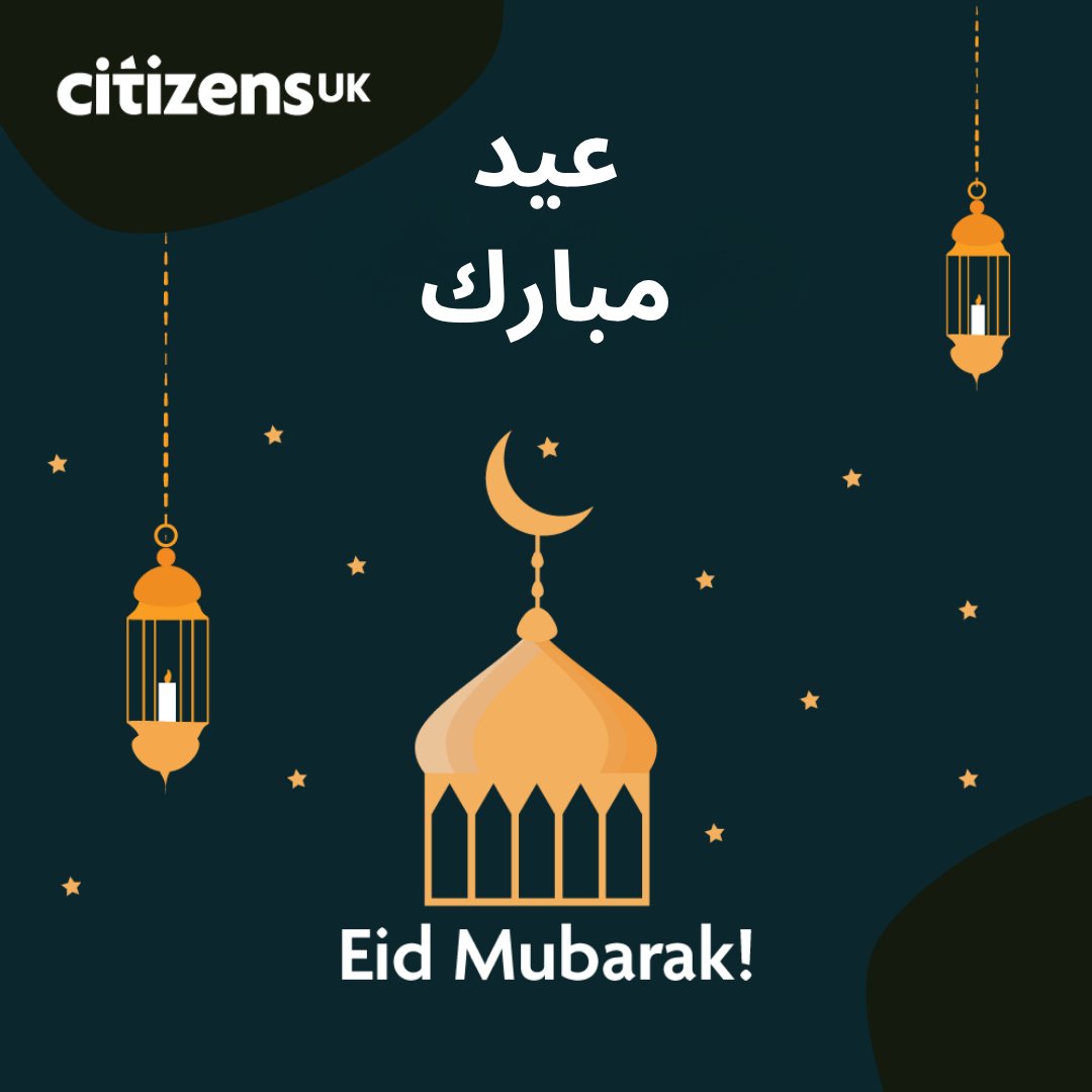 CitizensUK's tweet photo. Eid Mubarak to our members, colleagues, friends and neighbours who celebrate! 🥳

May you all have a joyous day filled with love and community! 🕊️✨ https://t.co/LRMFWpJdAw