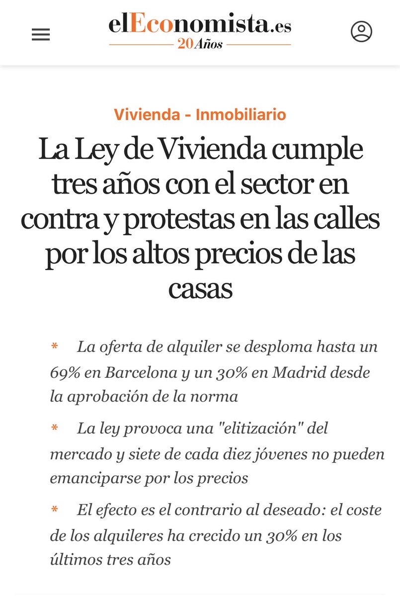 DavidRealStocks's tweet photo. Yo creo que después de 3 años podemos confirmar que la Ley de Vivienda ha sido todo un éxito (para los especuladores) https://t.co/32aucTfNz7