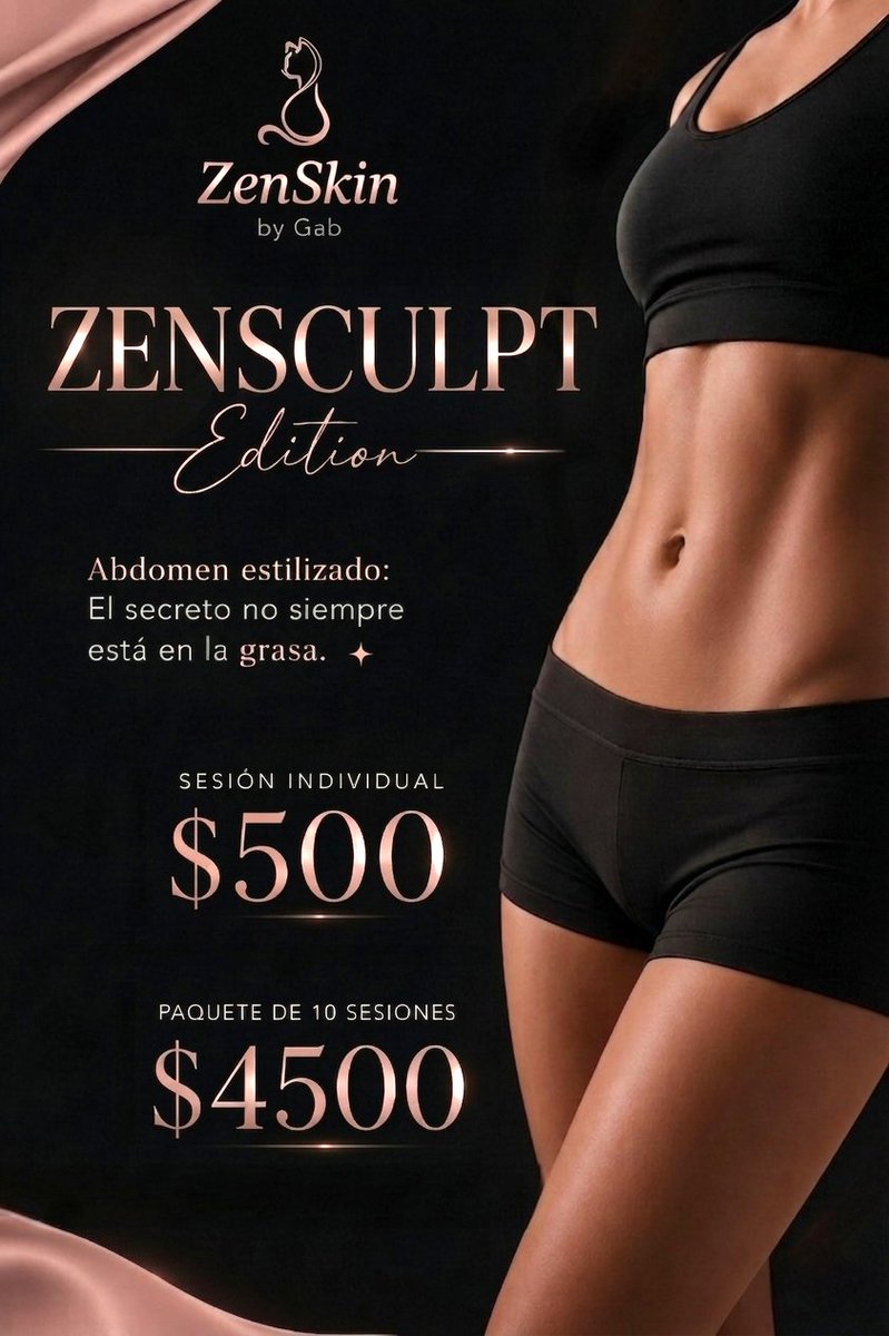 Auribag's tweet photo. ¿Bajas de peso y la pancita sigue ahí? 👀✨

Quizá no es grasa.

ZENSCULPT 🐈‍⬛✨ ayuda a desinflamar, mejorar circulación y estilizar visualmente el abdomen desde la primera sesión.

📲 55 3999 8143

#abdomen #drenajelinfatico #moldeadocorporal #abdomenplano https://t.co/F64Jpmv6zk