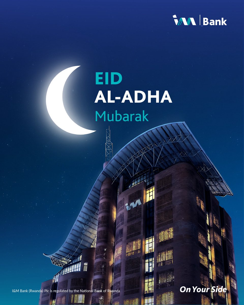 imbankrw's tweet photo. Today, we celebrate faith, gratitude, generosity, and the beauty of sharing with others. 🌙✨

May this Eid Al-Adha fill your heart and home with happiness, peace, and blessings that last beyond the celebration.

#EidMubarak from our family to yours! 🕌✨

#ForwardTogether https://t.co/lKhByGCetq