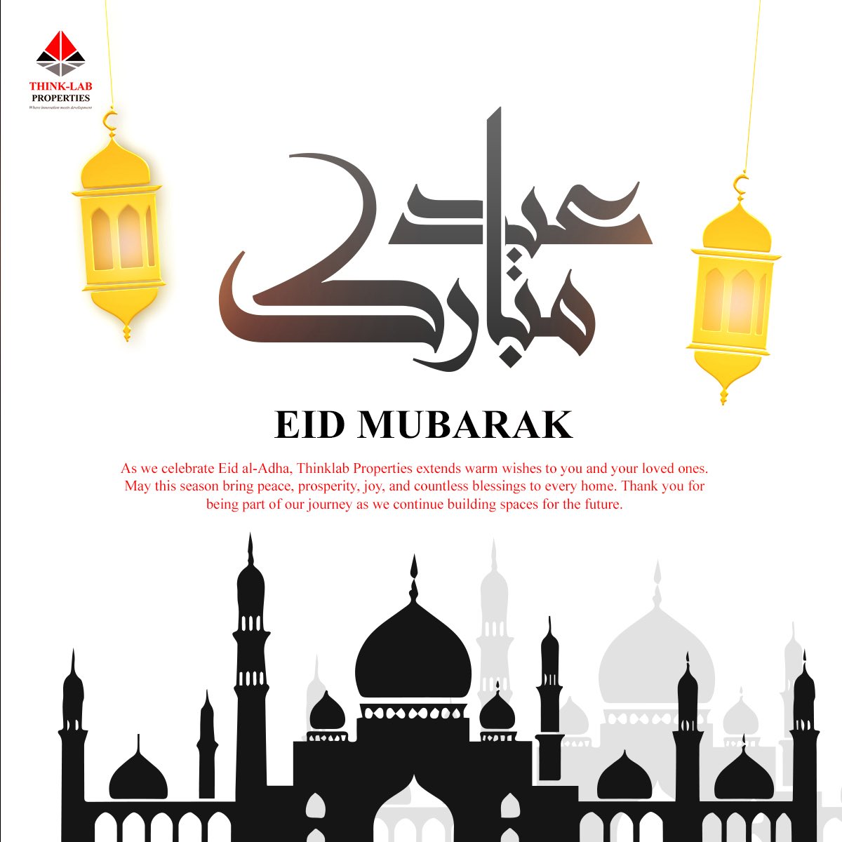 Thinklabgroupng's tweet photo. As we celebrate Eid al-Adha, the Thinklab Group family proudly extends our warmest wishes to you and your loved ones.
Eid Mubarak https://t.co/NZDePUICRG