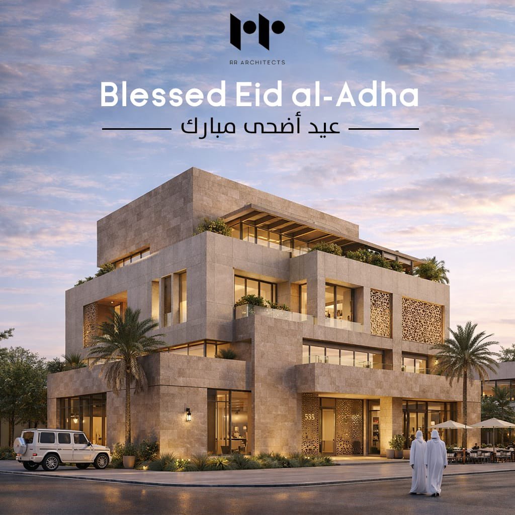 RR_ARCHITECTS's tweet photo. Eid Mubarak! Wishing everyone a joyful and blessed Eid Al-Adha filled with peace, unity, and prosperity. May this occasion inspire compassion and togetherness.
#EidMubarak #EidAlAdh https://t.co/YLNhylkre3