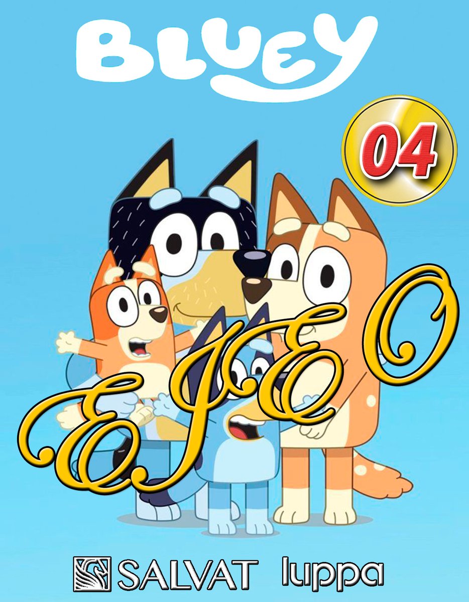 distribuidoejeo's tweet photo. Ya tenemos a la venta el nuevo fascículo de la colección de "Bluey"

De $229.90 queda en $210

Fecha límite para recoger su producto, Lunes 01 de Junio de 2026

#DistribuidoraEjeo #salvat #luppa #bluey #perros #disney https://t.co/mOgagFtTn6
