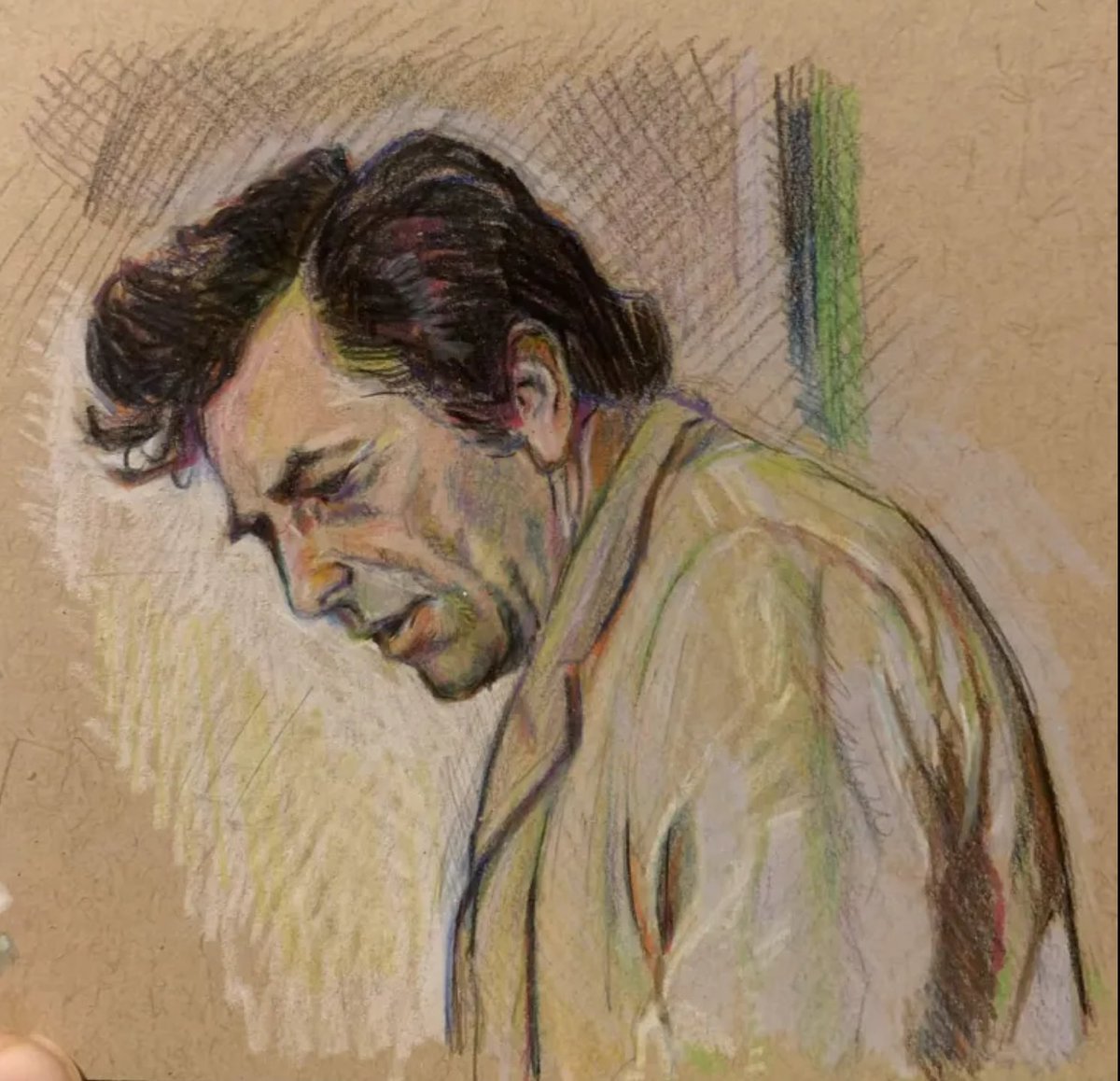bonehauss's tweet photo. Loving my new toned paper sketchbook https://t.co/ARp3Rsbo9Q