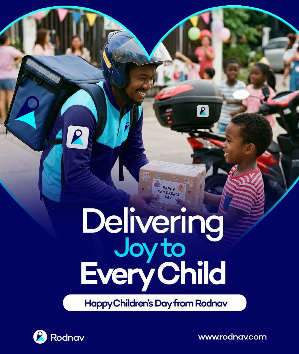 rodnavapp's tweet photo. 💙 Happy Children’s Day from Rodnav 🎈

To every child with big dreams and endless possibilities — keep shining, keep dreaming, and never stop believing in yourself. ✨

Here’s to brighter futures and beautiful smiles always. 🚀

#ChildrensDay #RodnavMoves https://t.co/P1eDeQz2zQ