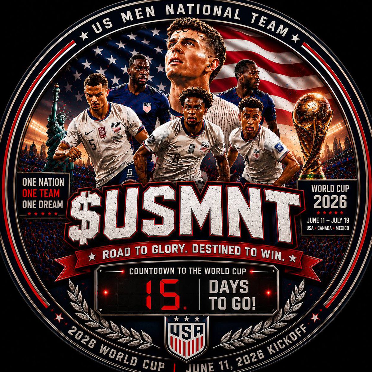 matycrypto's tweet photo. 15 DAYS TO GO 

ALLEZ TEAM USA, ALLEZ $USMNT

FbM5Y4z38k7FPjZKsoW3k5DcPqPdSjisegHPbf5Jivz https://t.co/WIBIj6EZsj