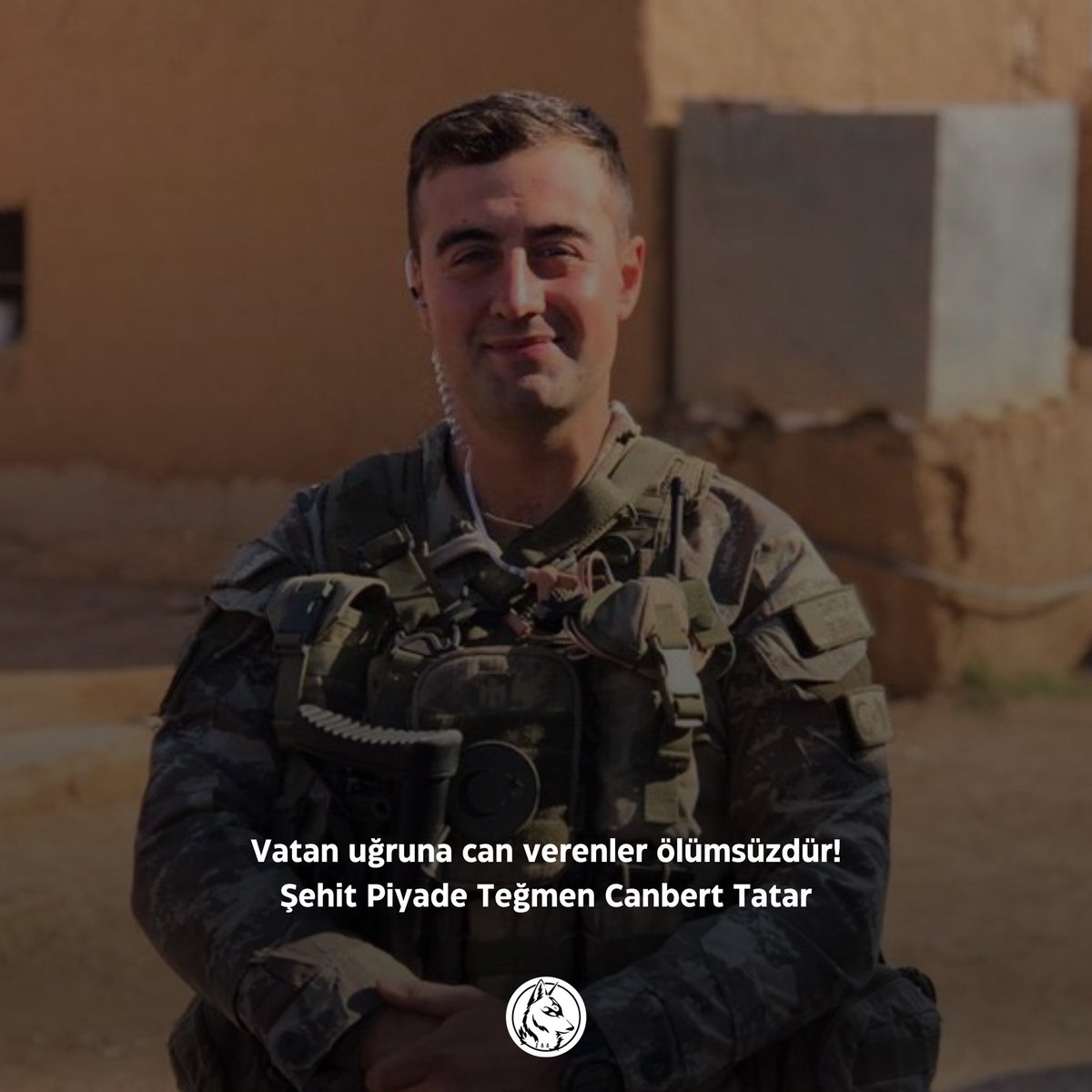 TTAgrup's tweet photo. Vatan uğruna can verenler ölümsüzdür!

Şehit Piyade Teğmen Canbert Tatar
27.05.2020 https://t.co/p6iGprvU3w