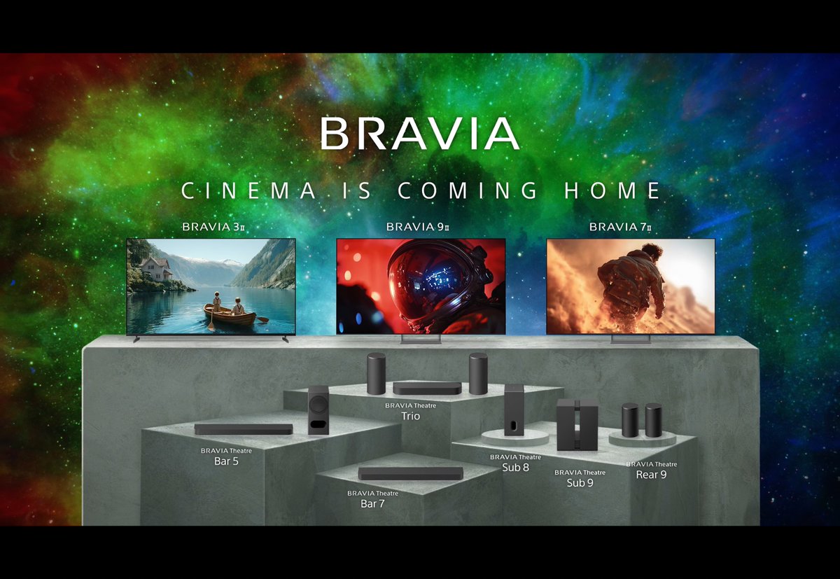 High_Def_News's tweet photo. 🚨 Official Sony Leak 🚨

Sony’s 2026 launch video was accidentally posted early by one of its regional affiliates. 

I screenshotted the important aspects &amp; compiled them in this short video in case the source is deleted.

Link:
https://t.co/xiErHDzzeD

#Sony #Bravia #TrueRGB https://t.co/uiCSm9pI5U
