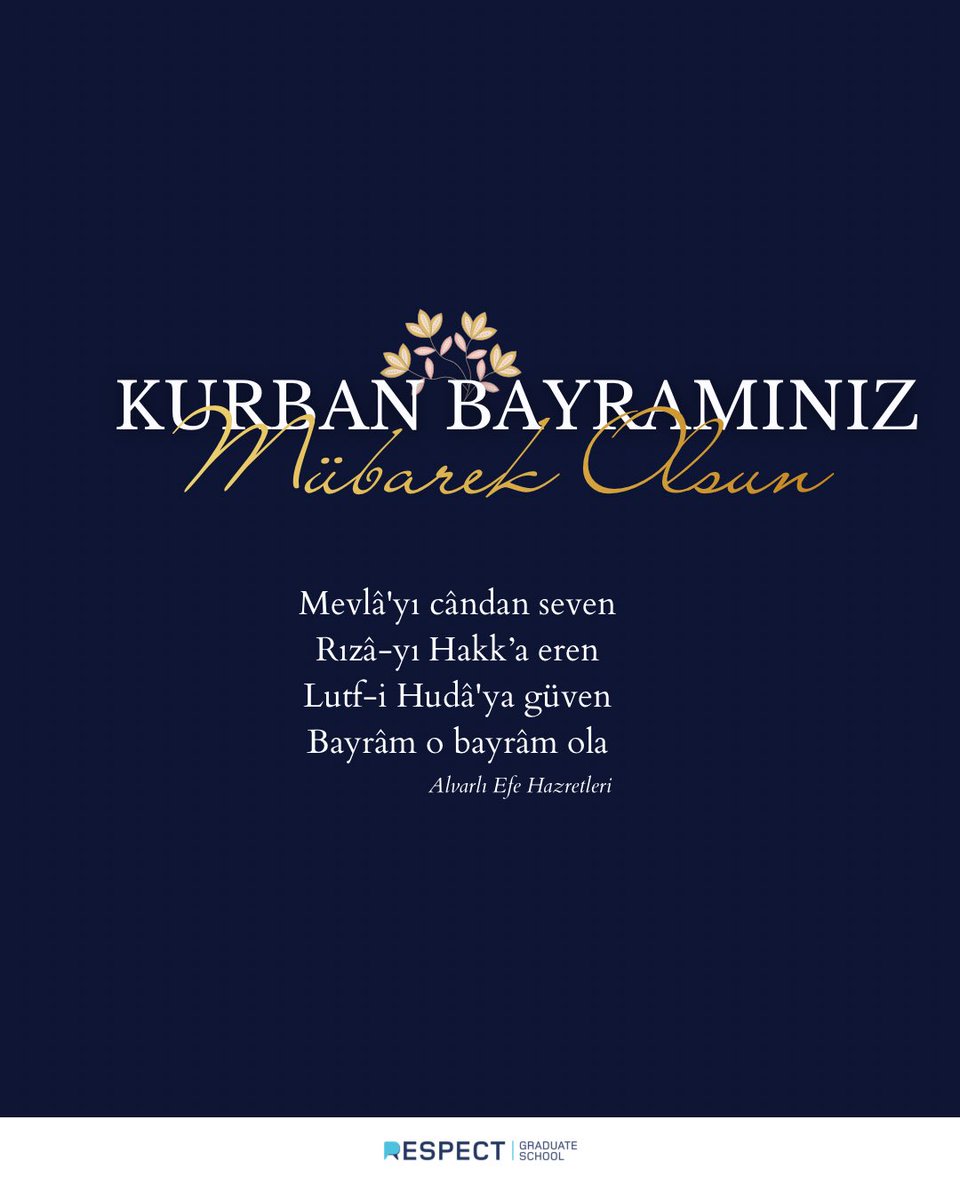 RespectTurkce's tweet photo. Kurban Bayramı, Hazreti İbrahim ve İsmail'den günümüze kadar, hep bir kahramanlık, bir fedakârlık, bir hasbîlik ve bir teslimiyet sembolü olagelmiştir.

Kurban Bayramı, tıpkı orduların savaşa gidişi gibi gürül gürül tekbirlerle gelir ve bir velvele olur, her yanda yankılanır. Onda hem bir mûsiki ve şiir hem de muharebelerin bin tarraka ile gürleyen hakkı ilan sesleri iç içedir.

Kurban Bayramı'nda evler, sokaklar, mabetler, dağlar, taşlar tekbirlerle lerzeye gelir, inler. Minarelerden yükselen temcidler en bayıltıcı nağmelerle, dalga dalga tâ evlerimizin içine kadar gelip yayılırken, köy-kent, şehir-kasaba, ova-oba koyun-kuzu meleyişleriyle sarsılır. O kutlu zaman diliminde hemen herkes, her şey ve her yer âdeta dile gelir ve konuşur. Arafat bir mahşer gibi kaynar ve köpürür, bir hesap meydanı gibi endişe ve ümit soluklar.. Müzdelife, Mîna yoldakilerin telaş ve tedarikiyle uğuldar.. Kâbe, sinesi hasretle yanan gufrana susamışların nabzı gibi atar.. ve bütün bu sesler, soluklar Hak karşısında divan durmuş inleyen en mükerrem kulların çığlıkları gibi gider verâların kapılarına dayanır. Sanki ebediyet gamzeden bu seslerle, hislerimizin sınırsızlığını, hülyalarımızın sonsuzluğunu eda ediyormuşuz gibi, duygularımızın bütün hazineleri açılır.. ve bütün mahrem hislerimiz, bağı kopmuş tesbih taneleri gibi dört bir yana saçılır. Her yanda köpürüp köpürüp Hak katına yükselen bu sihirli sesleri duyup gönüllerimizde cennetler gibi esen şevk ü tarâbı yaşadıkça, aşktan, şevkten ve bayramın büyüsünden süzülmüş diriltici bir iksiri içiyor gibi oluruz.
M. Fethullah Gülen