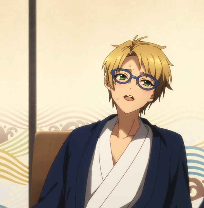 smilekanna10's tweet photo. Can't believe this is the same guy who got really heated after going to the hot spring in the anime (character development of Yuuki Makoto is crazy-) https://t.co/mKRDd74PVS