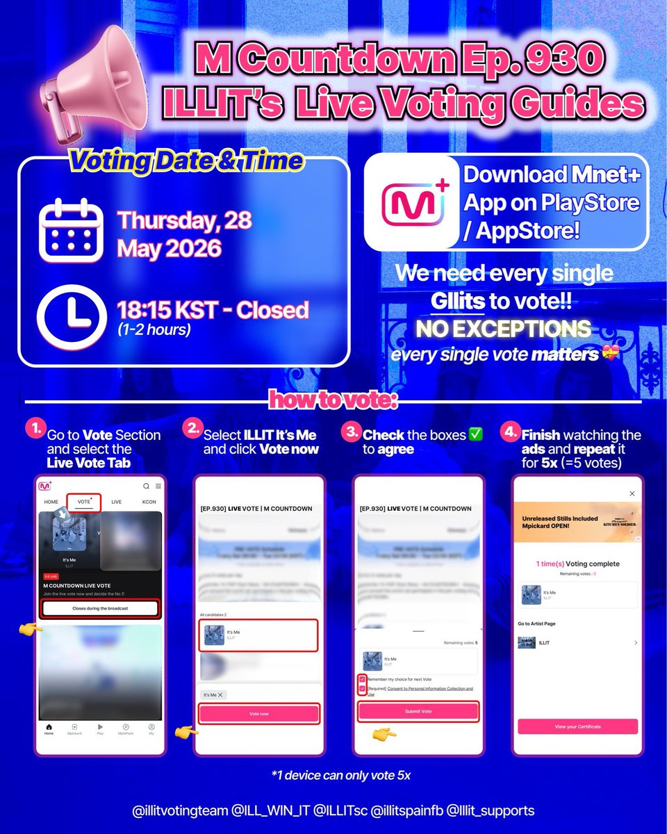 ILLIT VOTING TEAM tweet media