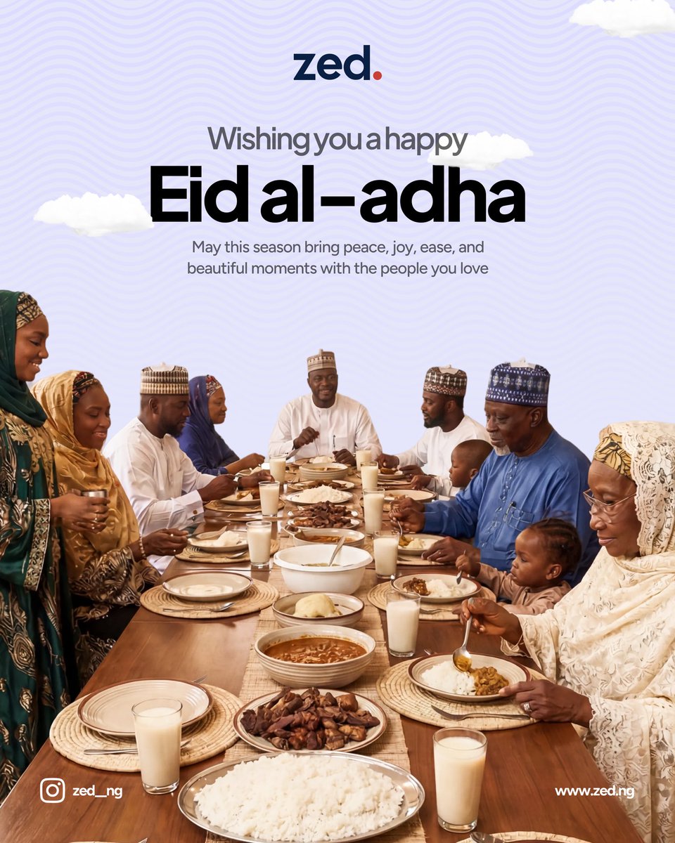 zed__ng's tweet photo. Wishing everyone celebrating a blessed Eid al-Adha. 
May this season bring you peace, joy, and everything your heart desires. 

Happy celebrations from Zed! 🤍 #zed__ng #Eidaladha https://t.co/aLVN0TSOEd