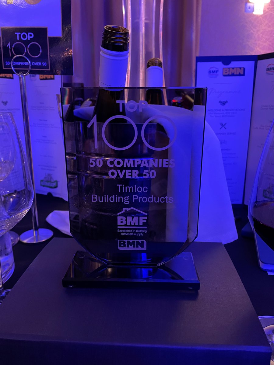 TimlocBP's tweet photo. Proud to have attended the @bmf_merchants  &amp; @BMerchantsNews Top 100: 50 Companies Over 50 on May 14th 🎉

Honoured to be recognised among businesses shaping the industry for over 50 years. https://t.co/oynZGtOKV0