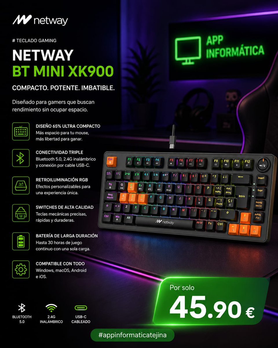 TejinaApp's tweet photo. Equípate con tecnología que se adapta a ti.
Soluciones para estudiar, trabajar, jugar o mantenerte conectado.💻📱
Descubre nuestras mejores opciones.
Producto sujeto a disponibilidad
#appinformaticatejina https://t.co/BvARTqdOlh