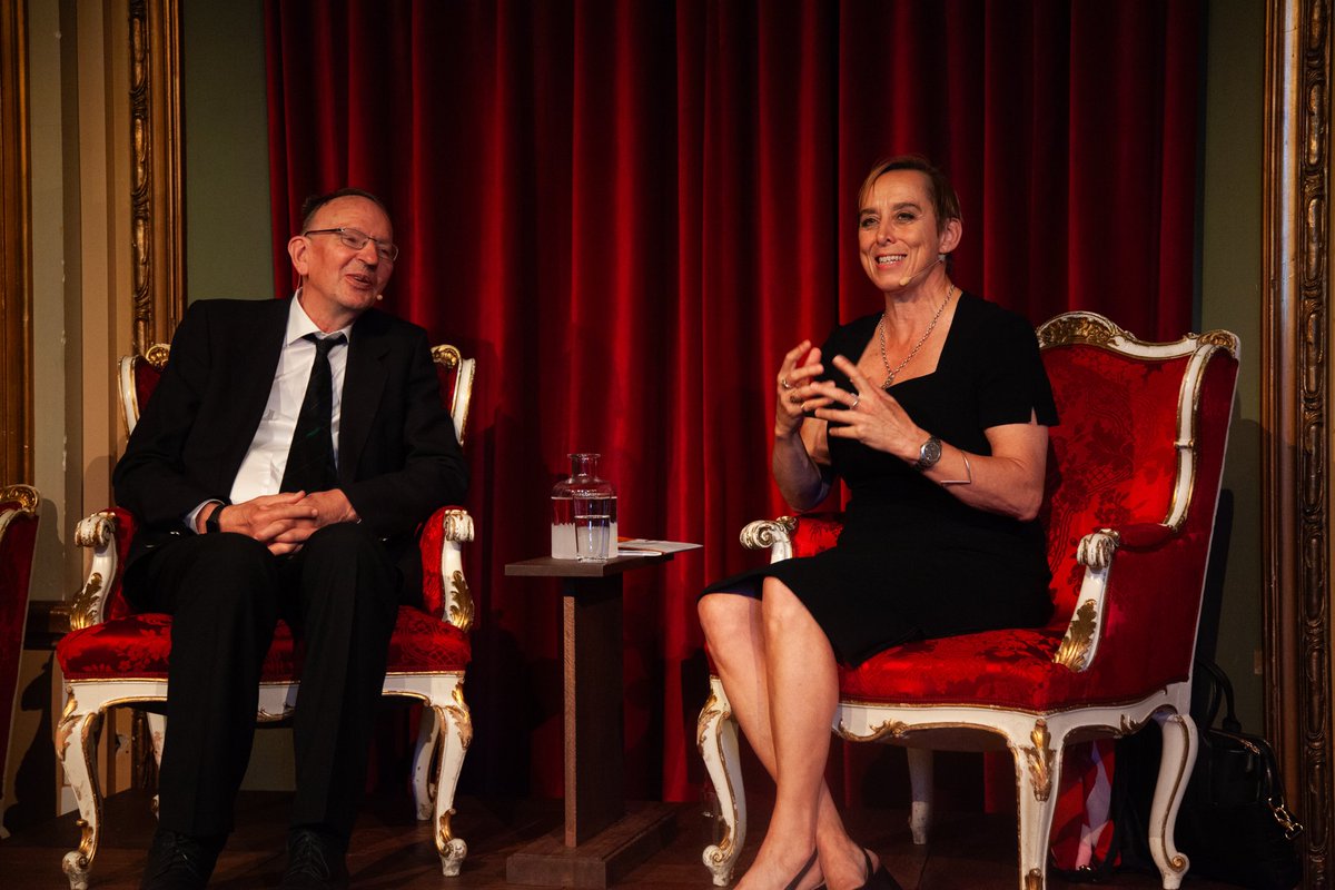 TimandraHarknes's tweet photo. The Abel Prize - after the Award ceremony, I interviewed the 2026 Laureate, Professor Gerd Faltings.
(Photo Eirik Baardsen) https://t.co/Mq1ctz0xV8