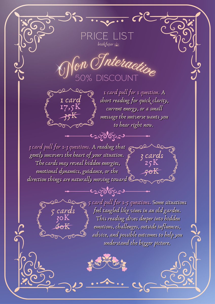 ara does tarot! OPEN ☆ tweet media