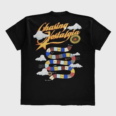 june_sometimes's tweet photo. chasing nostalgia merch is now live on Shopify and Spotify. coolest merch ever made and you want one right? https://t.co/9szOuZYJ9H