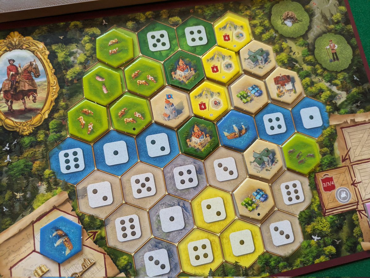 RickTheChief's tweet photo. This week we played Castles of Burgundy, Freya's Swamp and Takenoko https://t.co/7IZTvcm7QL