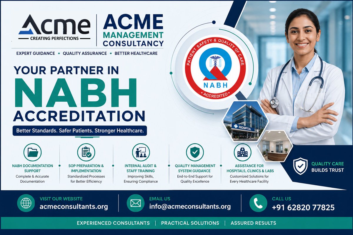 Archana64563092's tweet photo. @management97746 
#ComplianceManagement, #HealthcareConsultants
#MedicalTesting, #FoodTestingLab, #EnvironmentalTesting,#CalibrationServices
#QualityStandards, #LabManagement
#AccreditedLab, #HealthcareExcellence
#PatientSafety, #AcmeConsultants
#ManagementConsultancy https://t.co/JNGkko36Hy