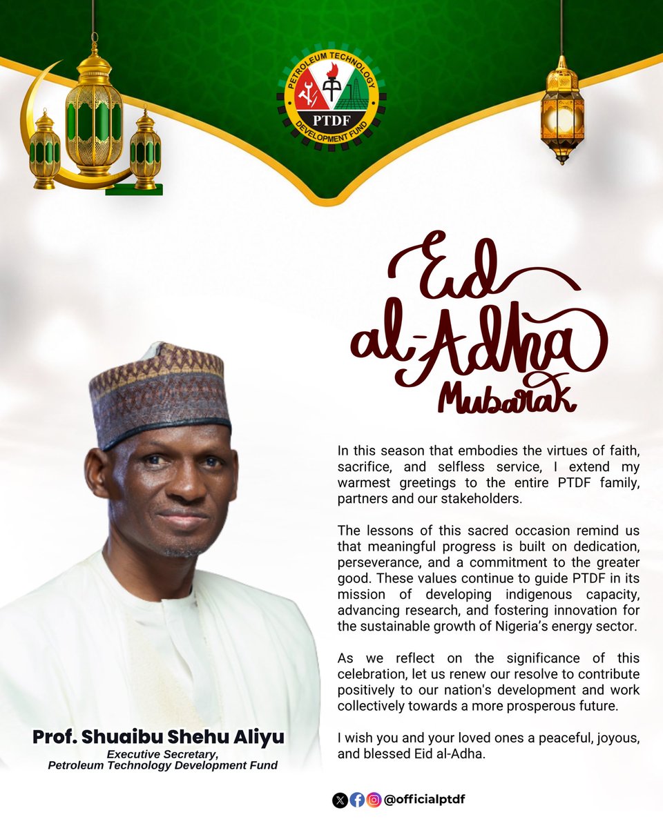 Petroleum Technology Development Fund tweet media