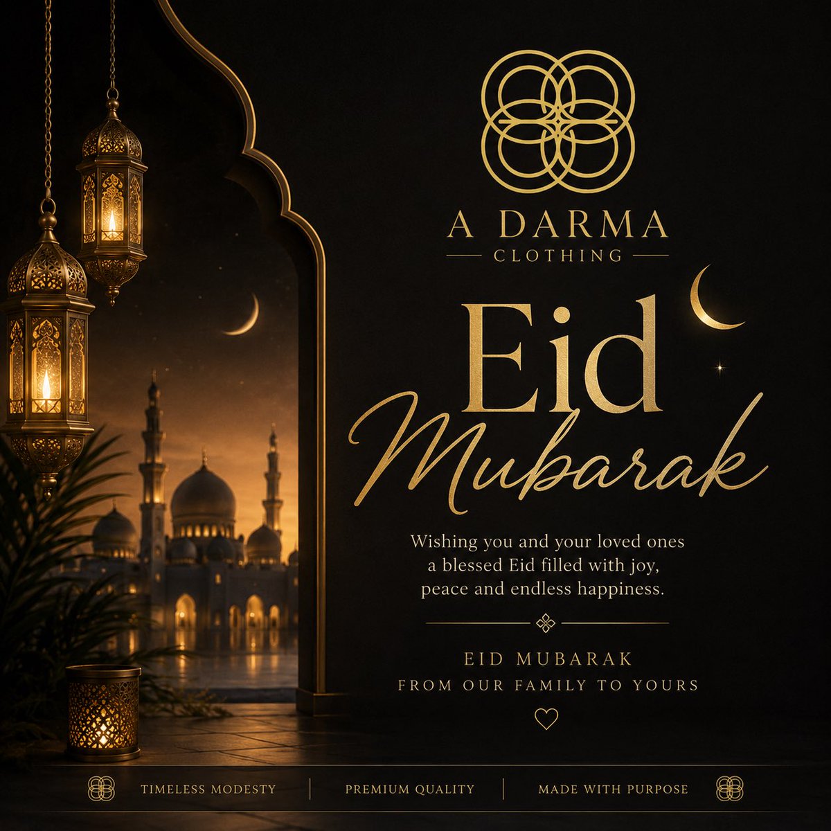 A_darma_'s tweet photo. Eid Mubarak 🌙✨
May Allah accept your sacrifices, answer your prayers, and bless you with endless peace and prosperity.".... Ameen https://t.co/GUUmZIXbcS
