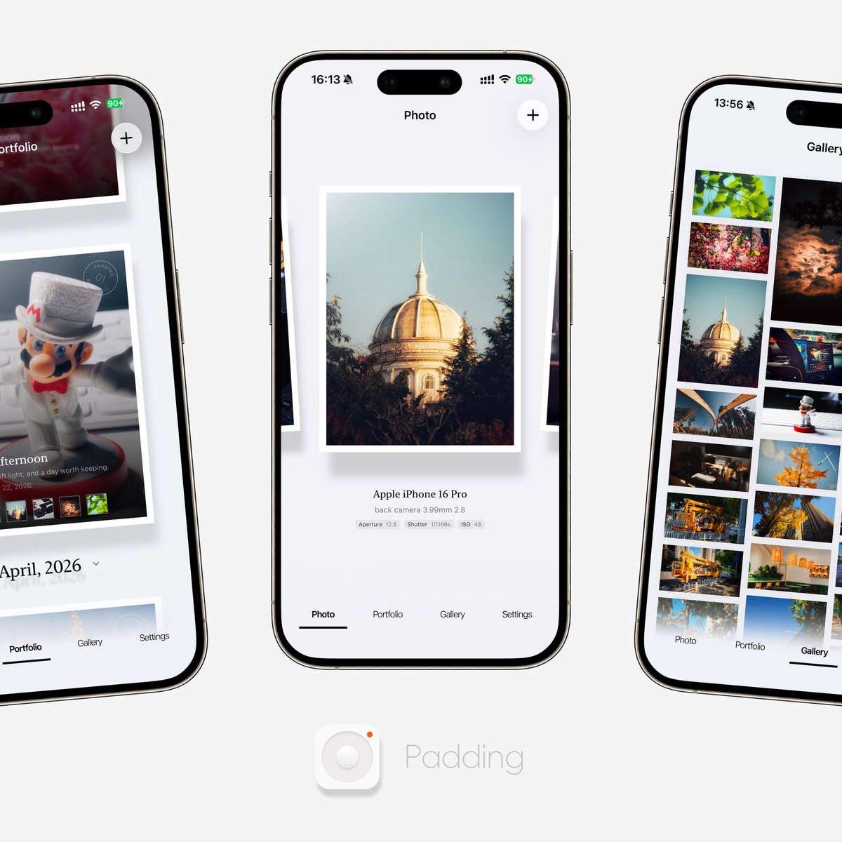 CopilotLiu's tweet photo. I'm building a new photo app called Padding.
Not a gallery.
Not a photo editor.
A quiet space to revisit your photos, and turn them into personal portfolios.
#iOSDev #SwiftUI #IndieDev #AppleDesign https://t.co/hSrcilQW7M