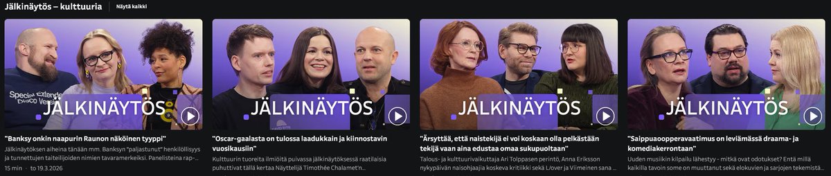 pahkeinen's tweet photo. @JuhaNevalainen9 @Earl_of_Shadows Jäihän sinne #ylenaamu kulttuurivartti!! #Oispa joka aamu. https://t.co/oCOpRE7j5A