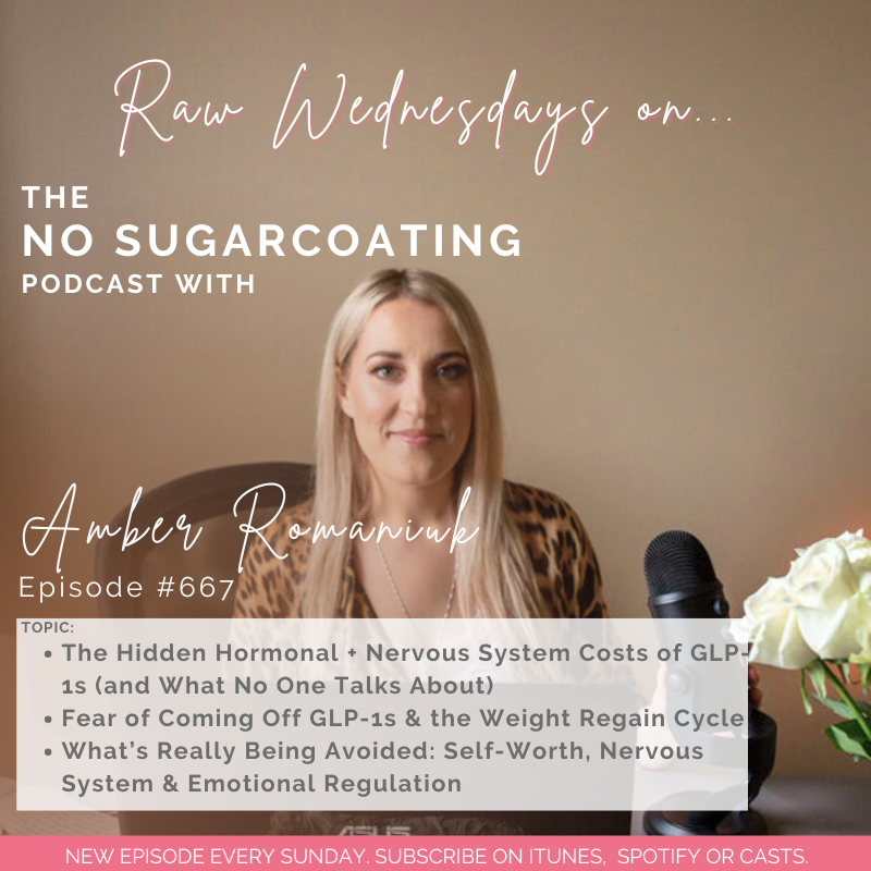 AmberApproved's tweet photo. Episode #667:
The Hidden Hormonal + Nervous System Costs of GLP-1s (and What No One Talks About) 
Fear of Coming Off GLP-1s &amp; the Weight Regain Cycle 
What’s Really Being Avoided: Self-Worth, Nervous System &amp; Emotional Regulation
https://t.co/U0G5smROXA https://t.co/q8puukOmfO