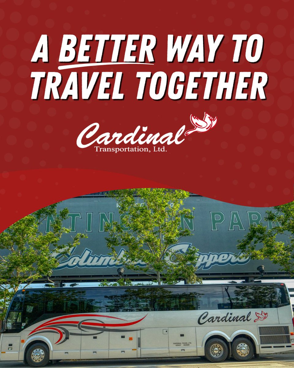 CardinalTrans's tweet photo. Baseball season brings teams, fans, and groups together, and the right ride can help make the day a home run. Our athletic travel service provides reliable group transportation and easier planning. Request a quote today at https://t.co/GJHcG9tfcB. https://t.co/Z77iRKFOWr