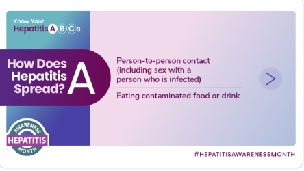 NASTAD's tweet photo. Quick public health reminder to close out May: the CDC recommends ALL adults 18+ get screened for hepatitis A and B at least once. It's a simple test that can make a big difference. https://t.co/Qz57er6AfU  

#KnowYourStatus #HepAware https://t.co/00CoJGpraJ