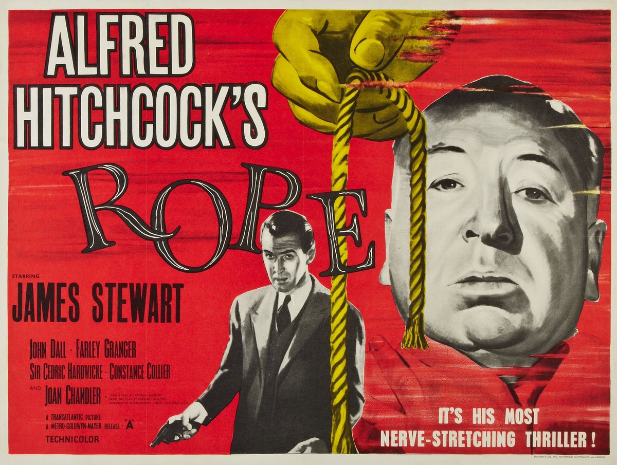 R_ViewMovies's tweet photo. Anyone fancy coming to see Hitchcock's classic one-room thriller, ROPE with me at the wonderful @thecastlecinema on 7th June? It's also on Weds 3rd June
https://t.co/UiWNb8OFq9 https://t.co/gE0Vb2L3kN