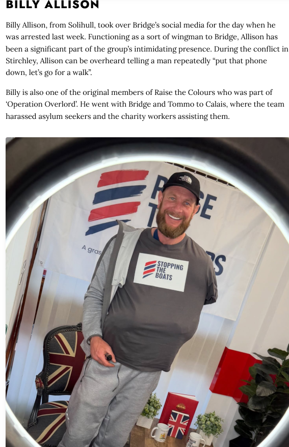 SalfordMe2023's tweet photo. 'Protect Are Women'

Billy Allison, 36, from Solihull, was arrested just after 5am on Monday (26 May). 

He has been charged with murder and Section 18 grievous bodily harm with intent. https://t.co/BvOcXTUJJR