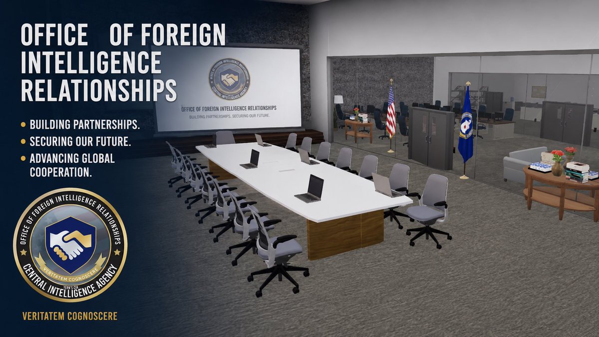 JenynRoblox's tweet photo. Just rebranded Central Intelligence Agency group is looking for staff!
https://t.co/Qi6DyGvxGK join us and become a part of something bigger today!

Propaganda for "Office of Foreign Intelligence Relationship" is hitting hard!
#agency #robloxmilitary #roblox https://t.co/daWTLkOxfW