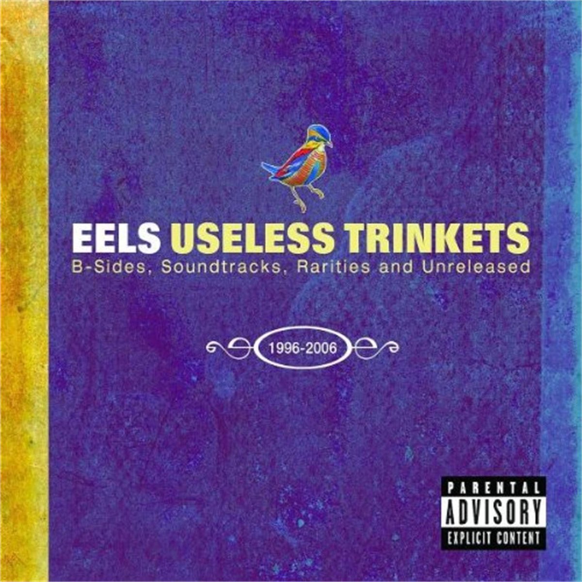 THE_EELS's tweet photo. USELESS TRINKETS IS BACK: For years licensing issues kept the EELS USELESS TRINKETS rarities and B-sides collection either partially or completely absent from streaming platforms - but good news, it’s back! Stream all 50 tracks here: https://t.co/BpDBq7cT9E https://t.co/aRdp3QqMdZ