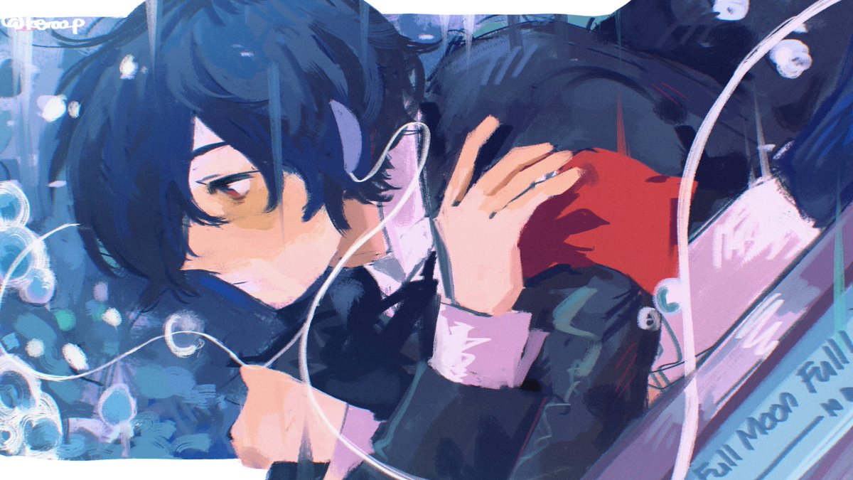 keroo_p's tweet photo. drown in the music #persona3 https://t.co/CjIs9Xplis