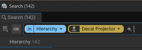 s4schoener's tweet photo. More "counting things in Unity" troubles. Looking at a project, it spends *tons* of time on decal projector rendering in HDRP. Must be a lot of decal projectors then! -- But no, there are only 142 of them. So it's time to tell the story about "dark gameobjects". https://t.co/0DZgcNepyY