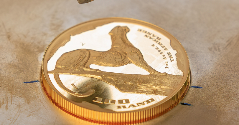 Africa_com's tweet photo. South African Mint just dropped something special: The African Range — its first high-relief coin collection, sculpted from original works by acclaimed artist Dylan Lewis.

Debut series captures the cheetah’s hunt in stunning detail across five coins. 

The standout? A 1 oz gold coin paired with a miniature Lewis bronze statue.

Fine art meets numismatics. Pure craftsmanship.

https://t.co/mcLQPshI9J